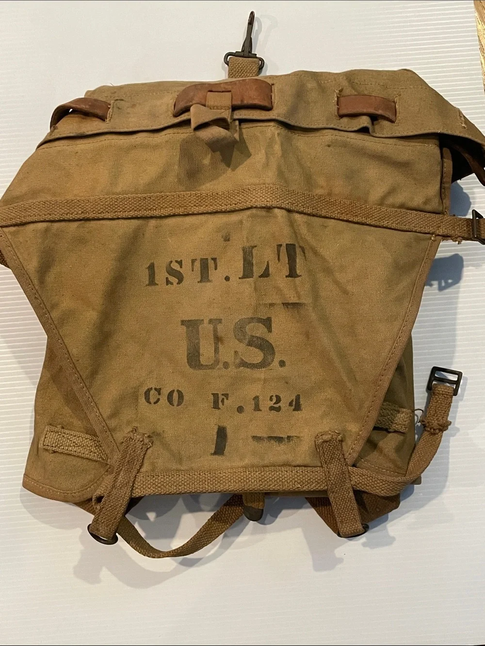 U.S. WW1 1918 Haversack P.B. & Co